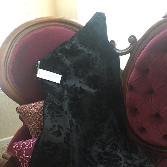 Prosecco--One-Shoulder-Floral-Velvet-Dress *NWT* - Picture 4 of 6